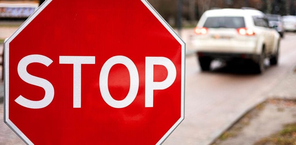 señal de stop